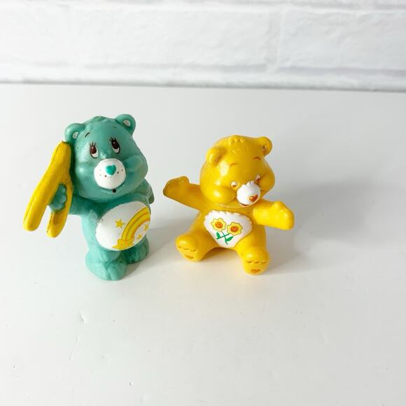 Vintage Care Bears Figure Lot Of 12 Collectible 1980s Cake Toppers PVC - Picture 6 of 10